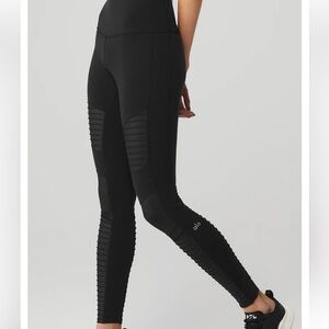 High-Waist Moto Legging